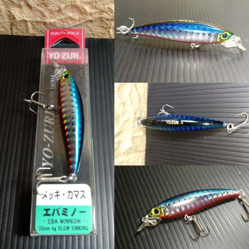 Umpan yozuri eba minnow blue