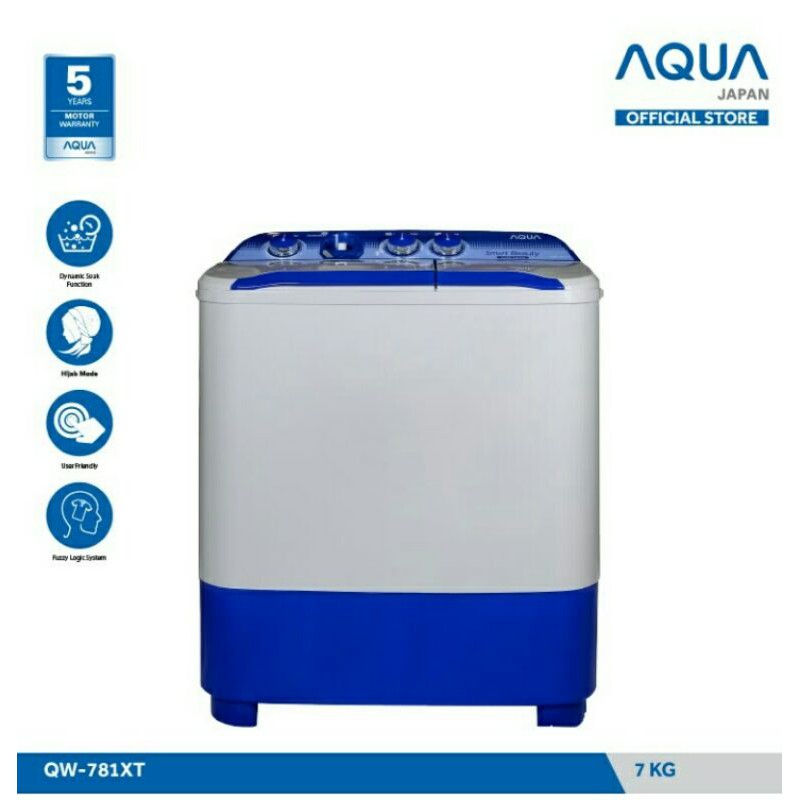 mesin cuci Aqua Japan tw781