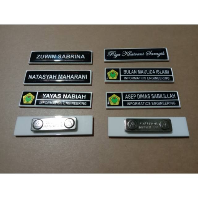 

PAPAN NAMA AKRILIK MAGNET/NAMA DADA/NAMETAG MAGNET/PIN NAMA