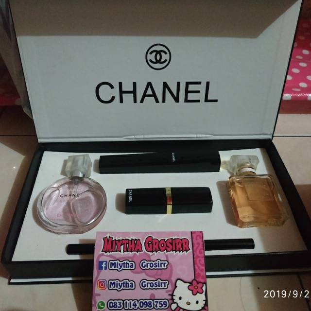 CHANEL SET 5IN1 MAKEUP SET/PARFUM