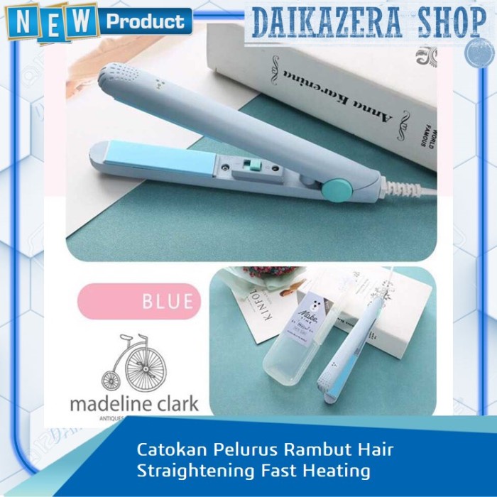 Catokan Pelurus Rambut Hair Straightening Fast Heating - Putih