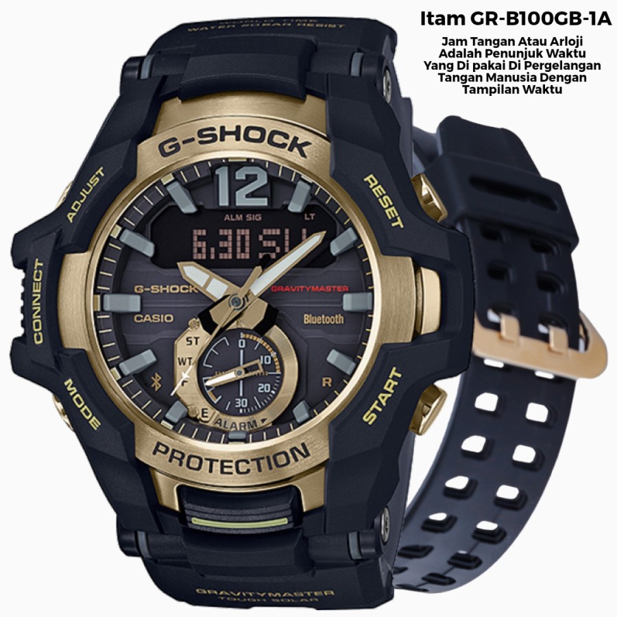 Promo Jam Tangan Casio G-Shock GR-B100GB-1A Miyota Japan Strap Rubber Jam Tangan Pria Mewah Edisi Te