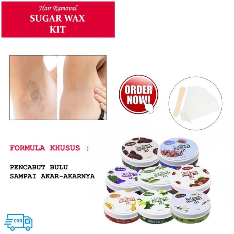 Sugar Waxing (Pencabut Bulu)paket lengkap pencabut bulu ketiak /Pencabut bulu