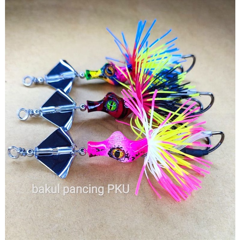 SLATER MINI KAMVRET LURE. SLASH MINI. umpan mancing. umpan mainan. umpan gabus. umpan casting. umpan