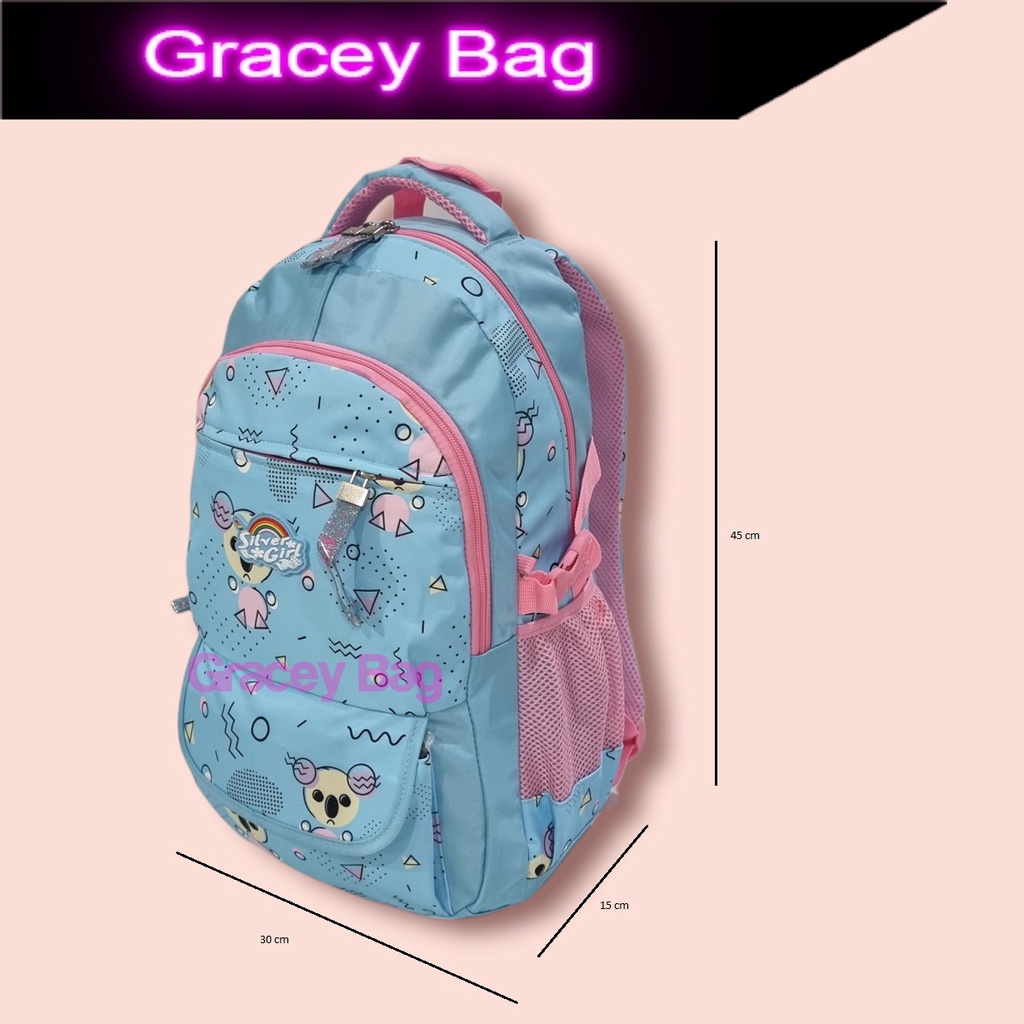 GB-77011S Tas Ransel Anak Perempuan / Remaja Silvergirl