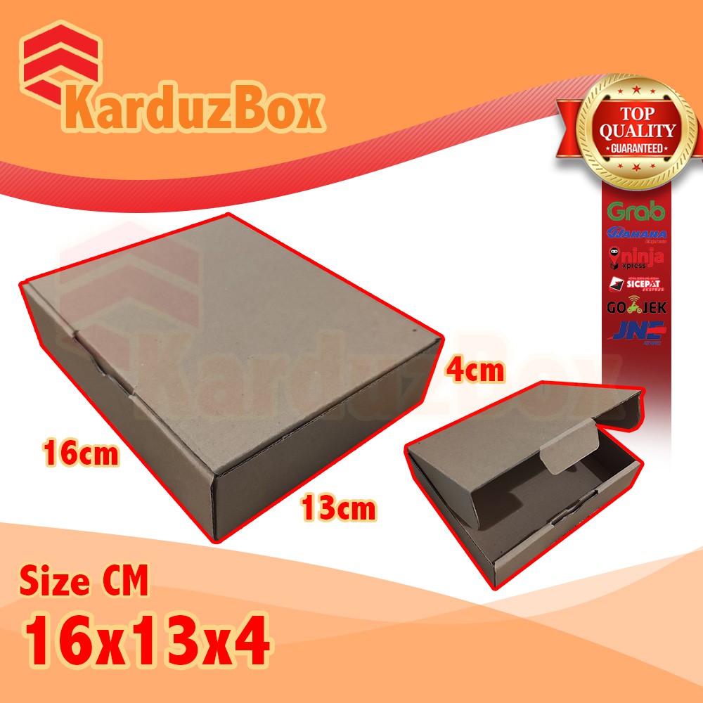 

16x13x4 kotak Kardus Packaging Box PIZZA