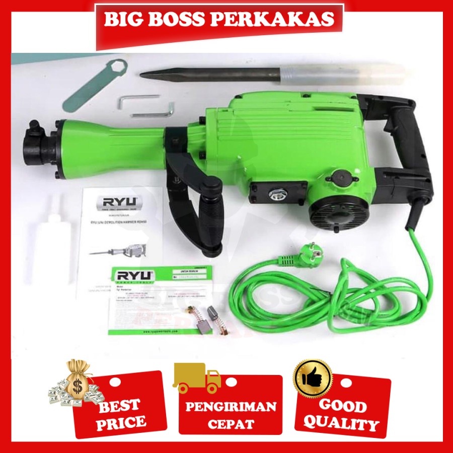 TEKIRO RYU Mesin bobok Jackhammer Demolition jack hammer RDH50 RDH 50