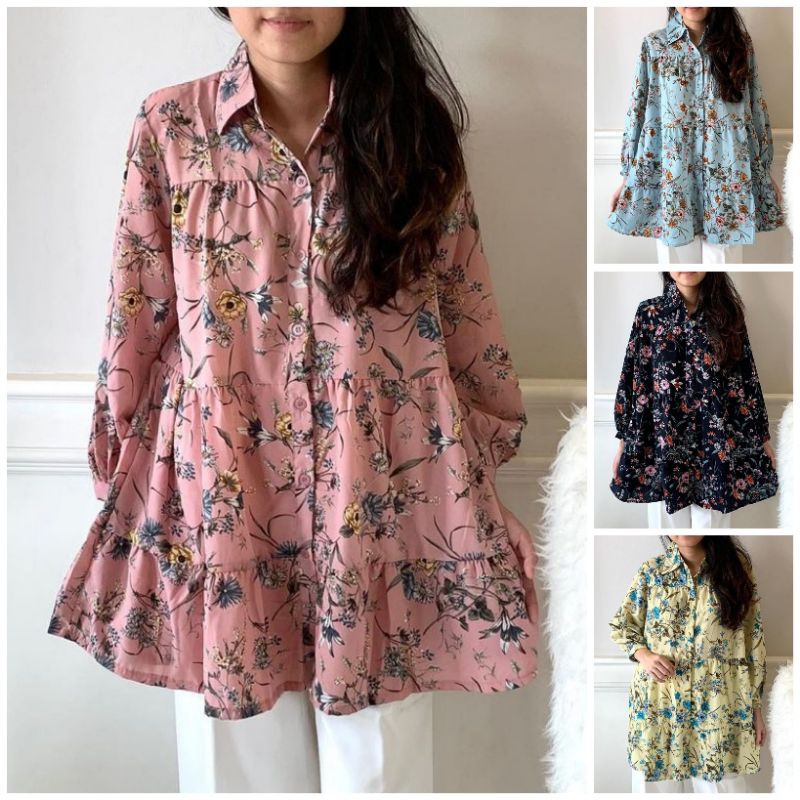 Tunik Babydoll Import Banyak Motif