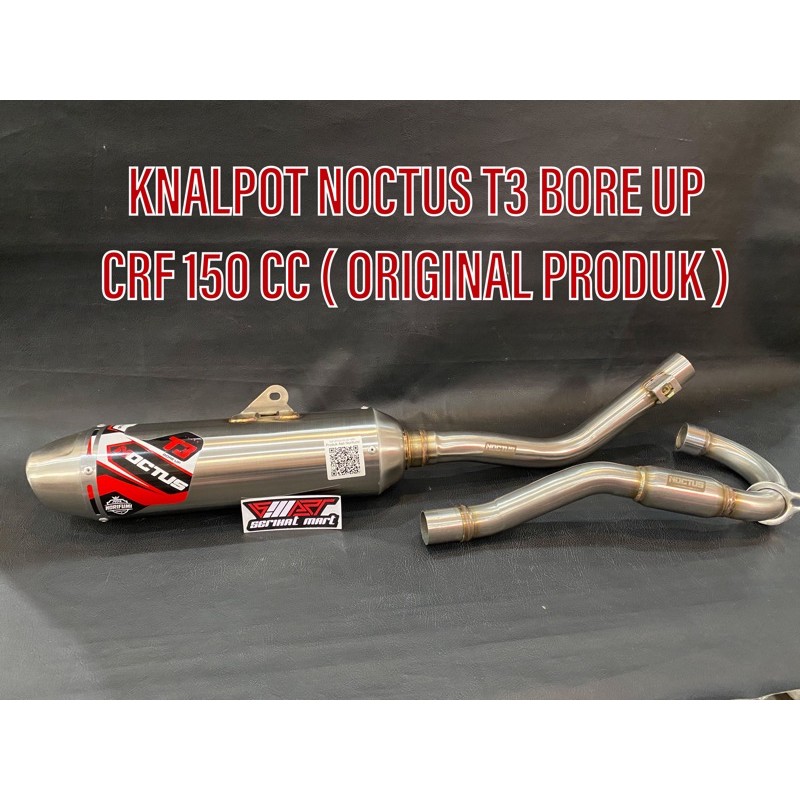 KNALPOT NOCTUS T3 BORE UP CRF 150 / KNALPOT NOCTUS T3