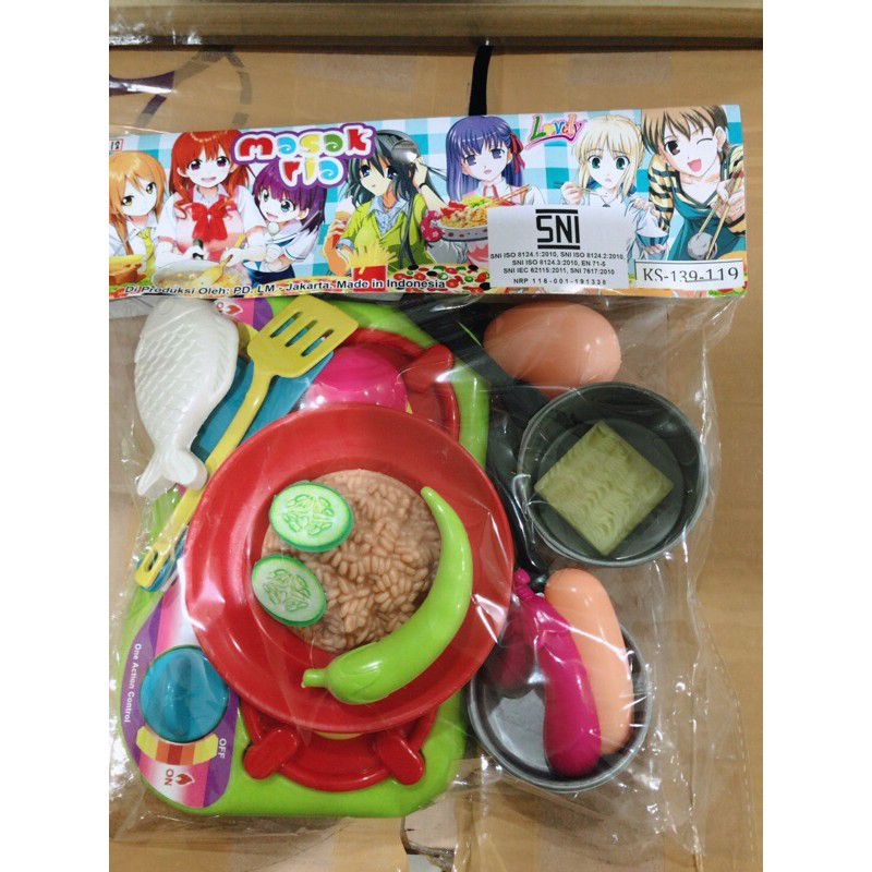 Mainan Peralatan Masak - Masakan KS 139-120
