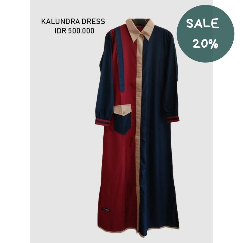 gamis second sign kalundra dress