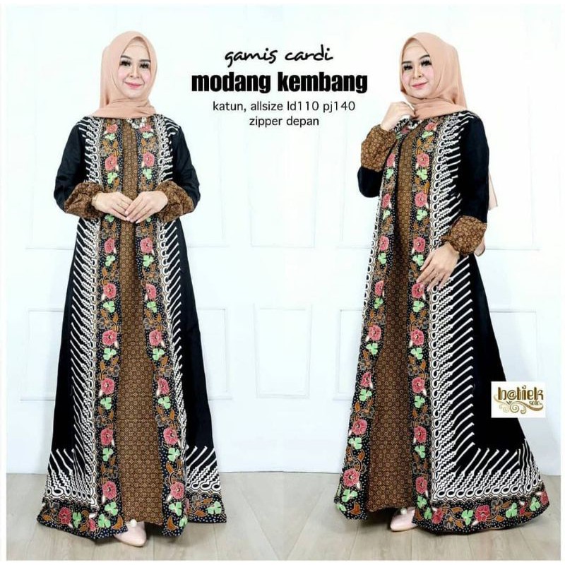 NEW GAMIS CARDI MODANG KEMBANG ORI