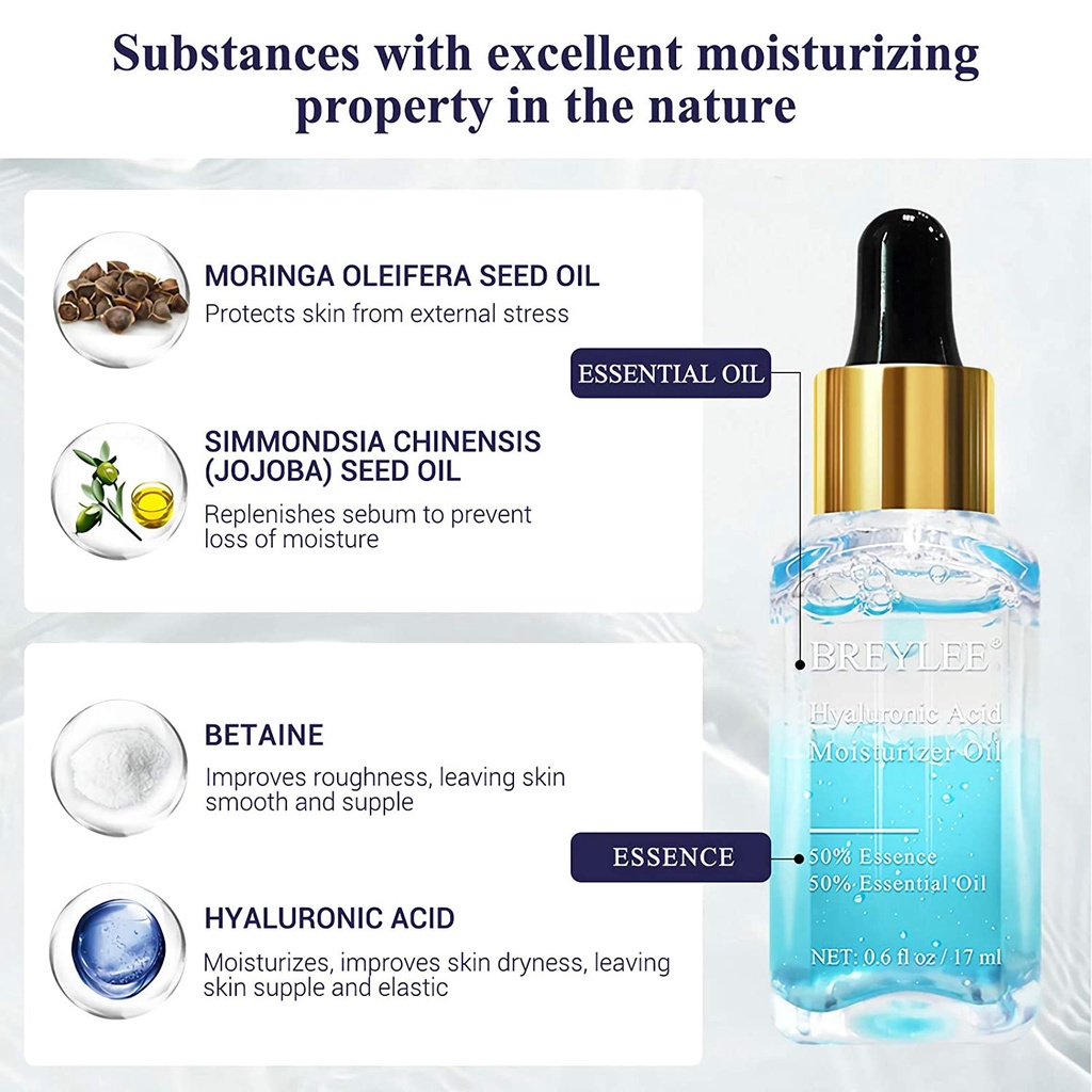 [BPOM] BREYLEE Hyaluronic Acid Serum 17ML