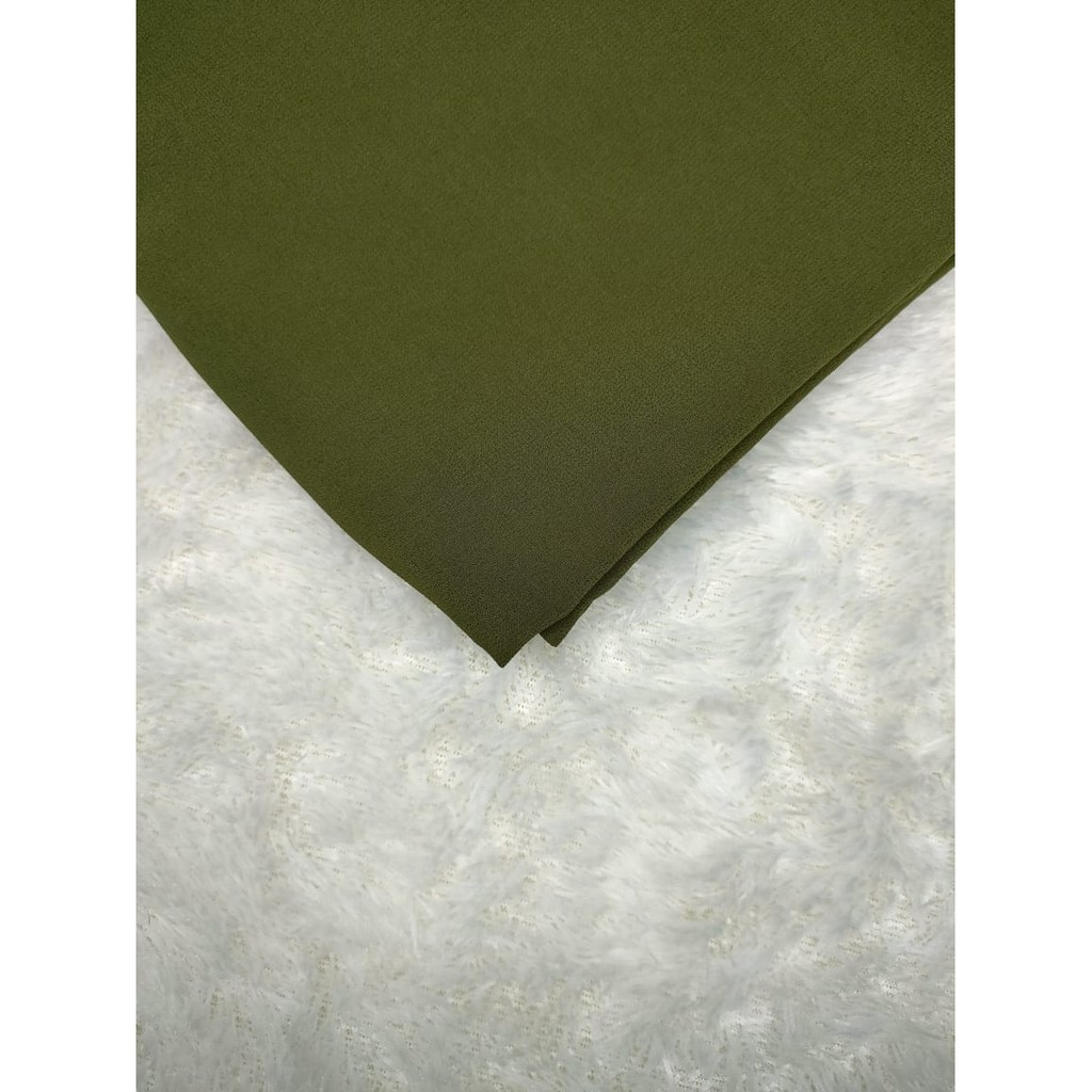 PASHMINA SQUARE ORIGINAL ( ANTI TEMBEM ) / PASHMINA SEGITIGA-ARMY