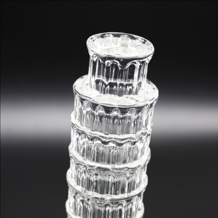 Souvenir Crystal leaning tower of pisa Mini 9cm hadiah dari Italy