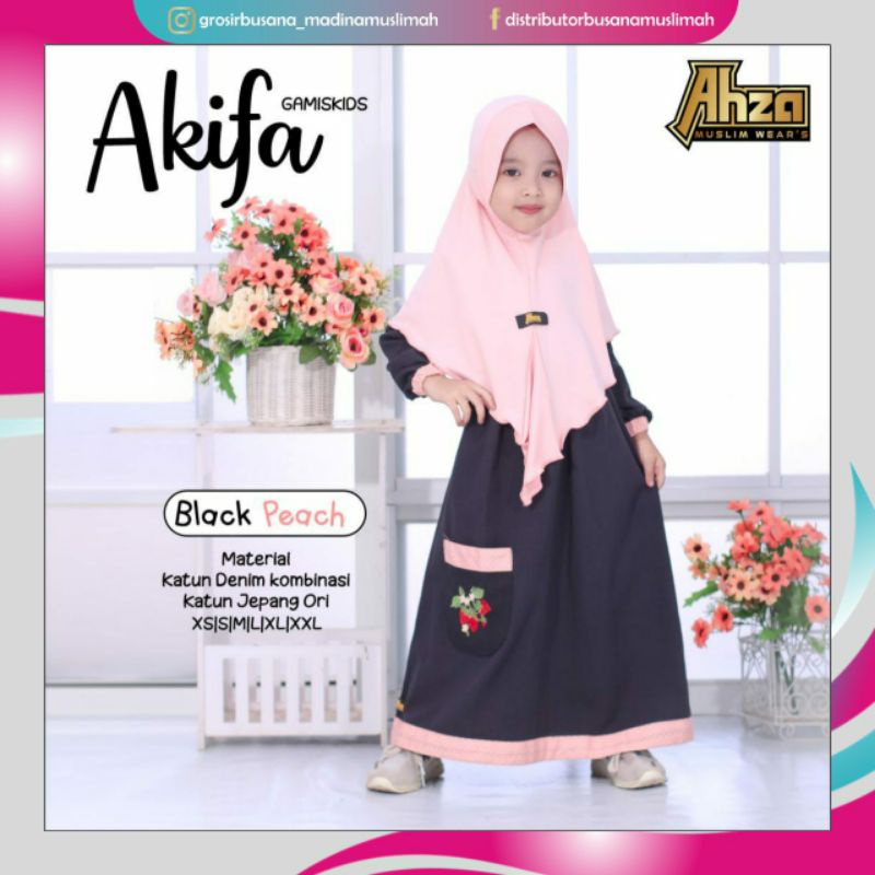 AHZA HEPPIN// GAMIS ANAK AKIFA BY AHZA  | PAKAIAN ANAK MUSLIM | FASHION ANAK TERBARU  ori