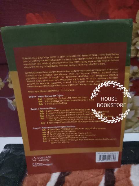 AKUTANSI BIAYA COST ACCOUNTING KERTAS HVS PUTIH BUKU 1 EDISI 14(WILLIAM K CARTER )TAHUN : 2017-1