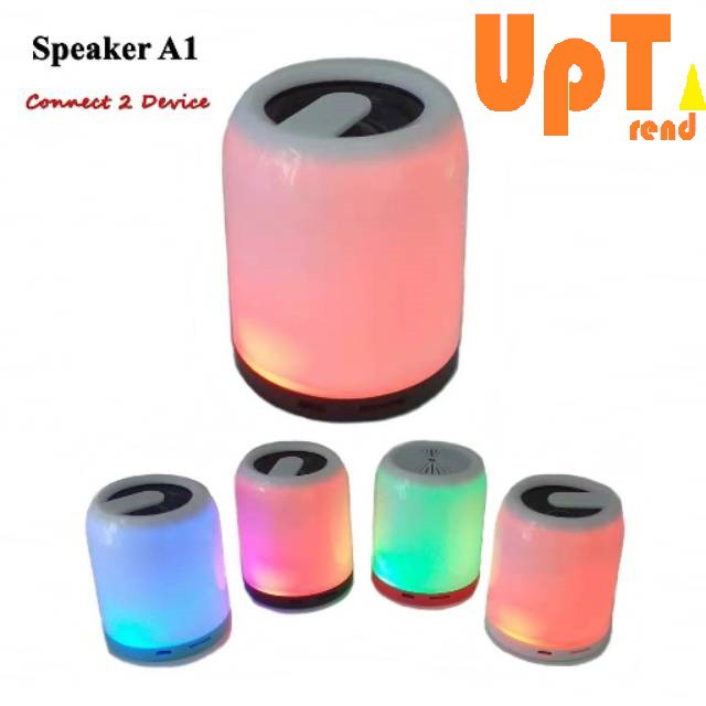 Speaker Mini A1 Bluetooth Smart NEON/Speaker NEON Bluetooth/Speaker LED Light