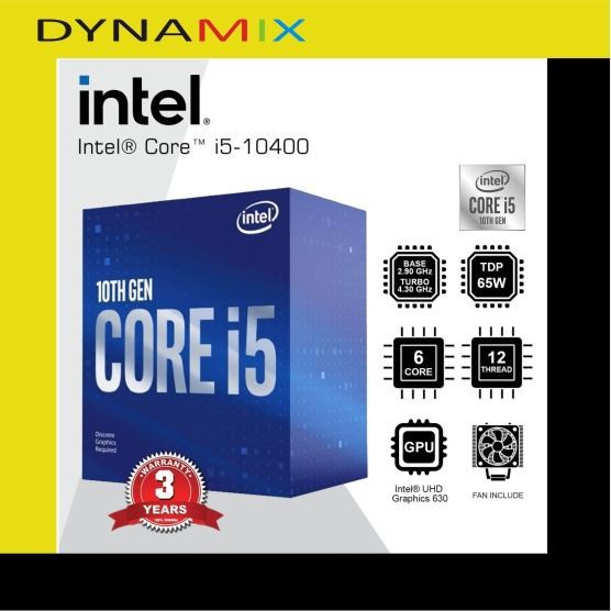 Processor Intel Core i5 10400 2.9GHz LGA 1200 Box