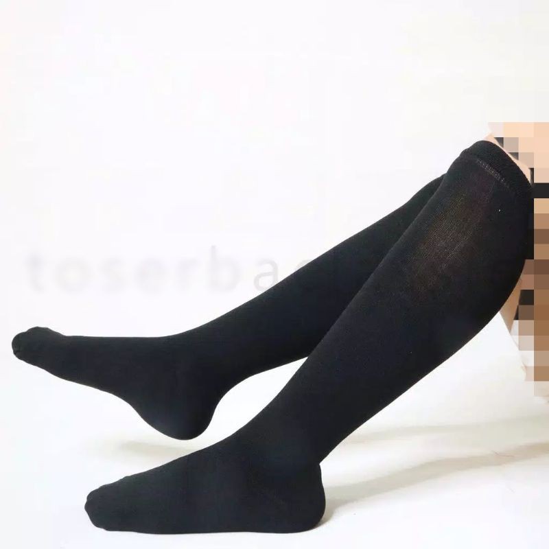 KAOS KAKI PANJANG SELUTUT | KAOS KAKI HITAM PANJANG