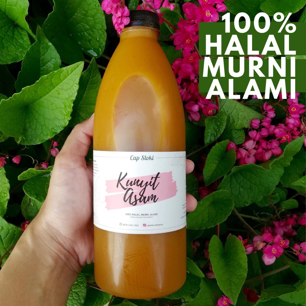 

Jamu Kunyit Asam | Jamu Kunyit Asem 600ml Cap Sloki Indonesia