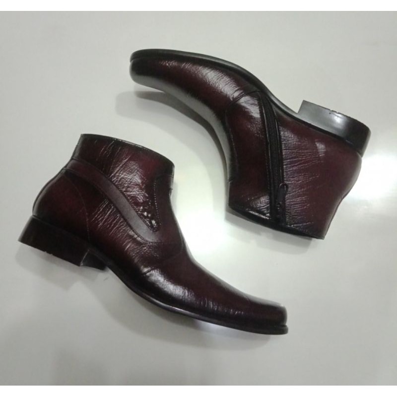 Pantofel Boot Pria Kulit Asli/merek Bally/Pantofel Boot Formal Pria