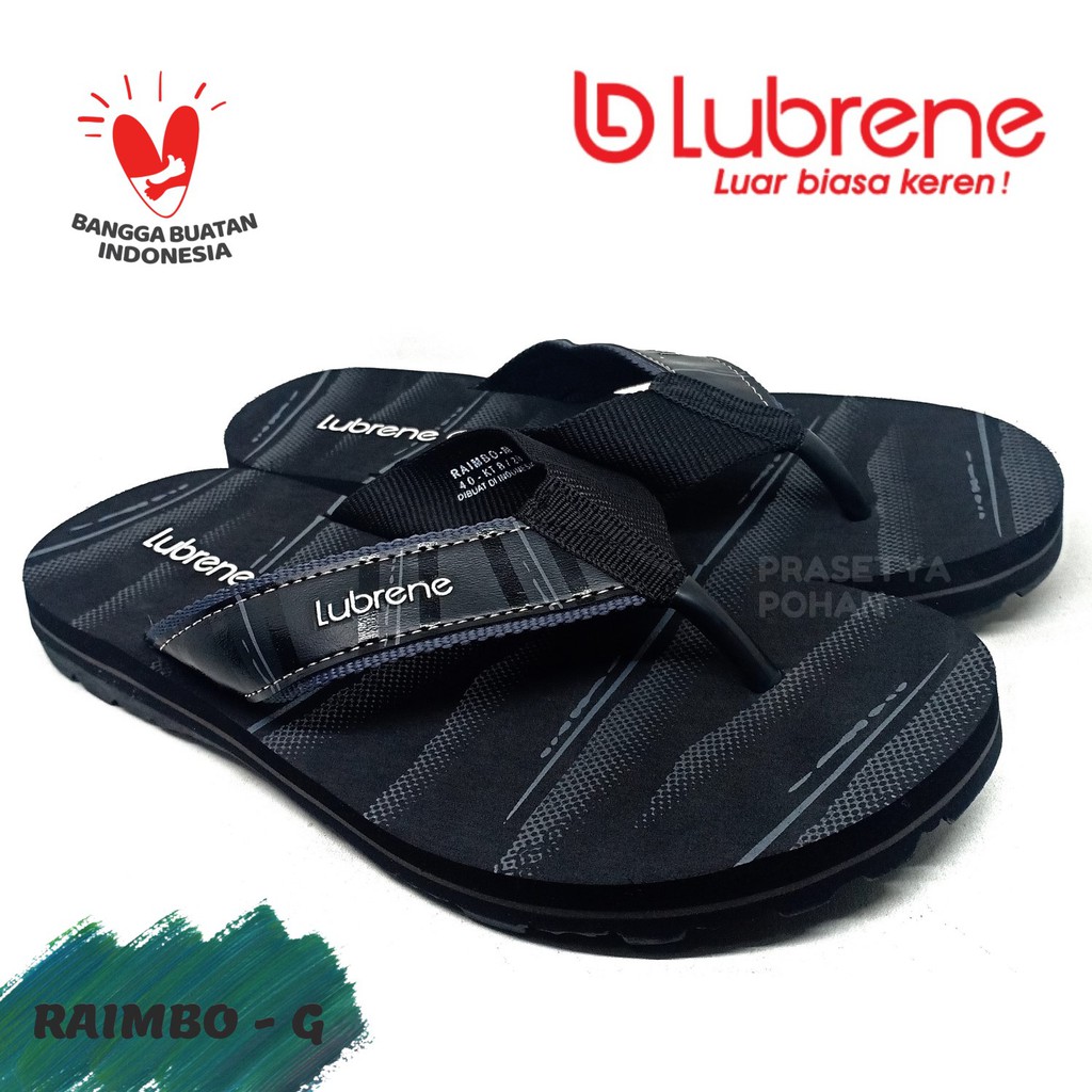 Sandal Pria Lubrene Original Anti Air - Sendal Lubrene Pria Original