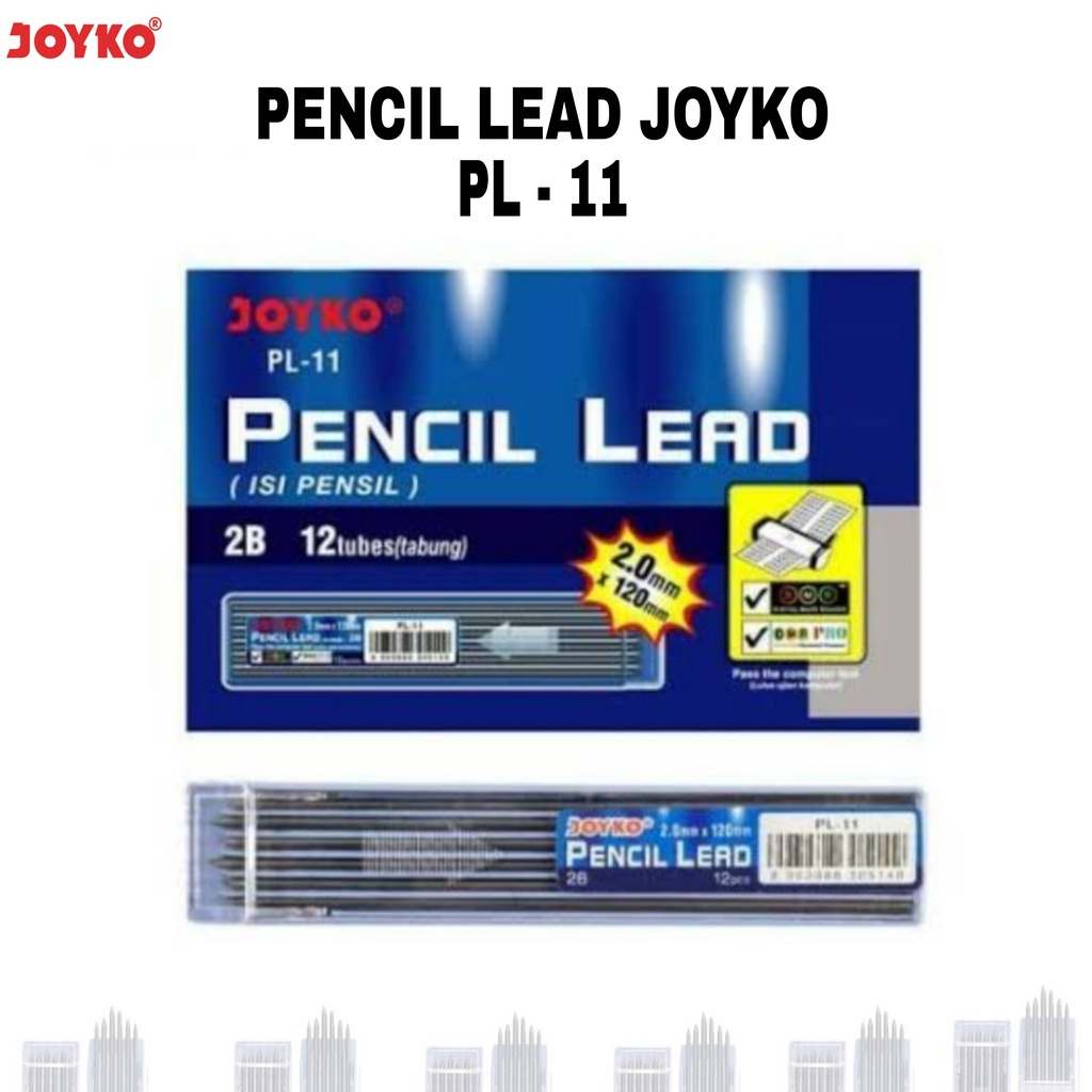 

Pencil Lead / Isi Pensil Mekanik Joyko PL-11 / 2.0 mm