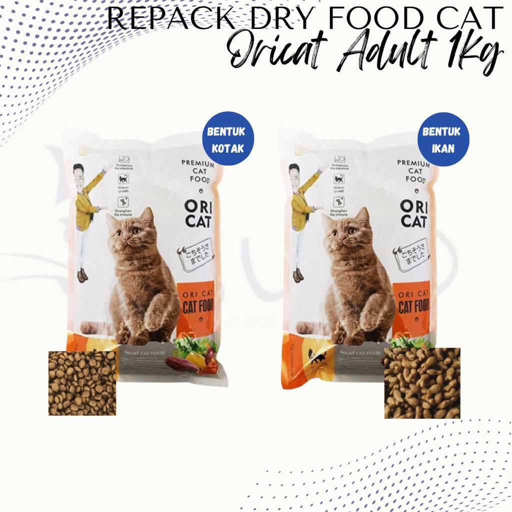 MAKANAN KUCING ORICAT ORI CAT REPACK 1KG CAT FOOD CATFOOD