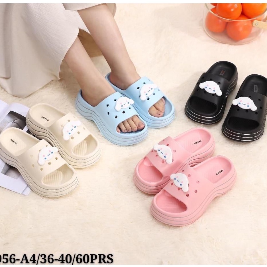 SANDAL SELOP WANITA MODEL FUJI AWAN SANDAL PEREMPUAN MODEL KOREA NYAMAN MOTIF SANDAL SLOP VIRAL KEKINIAN TRENDY