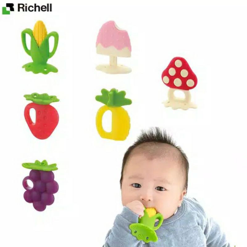 Richell Teether with Case teether bayi Gigitan Bayi