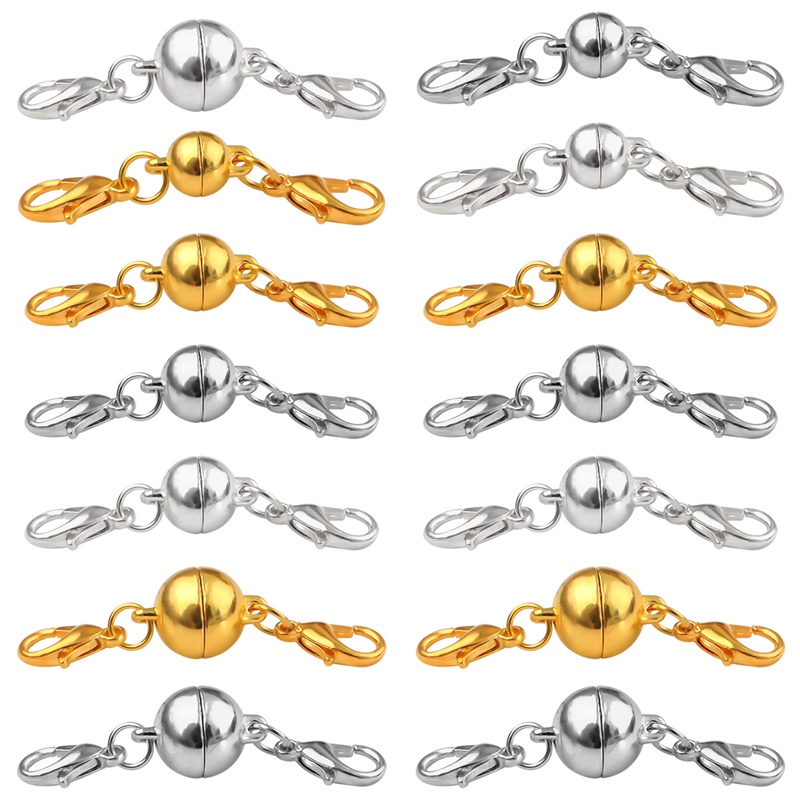 5pcs Kait Lobster Magnetik Untuk Kalung / Gelang