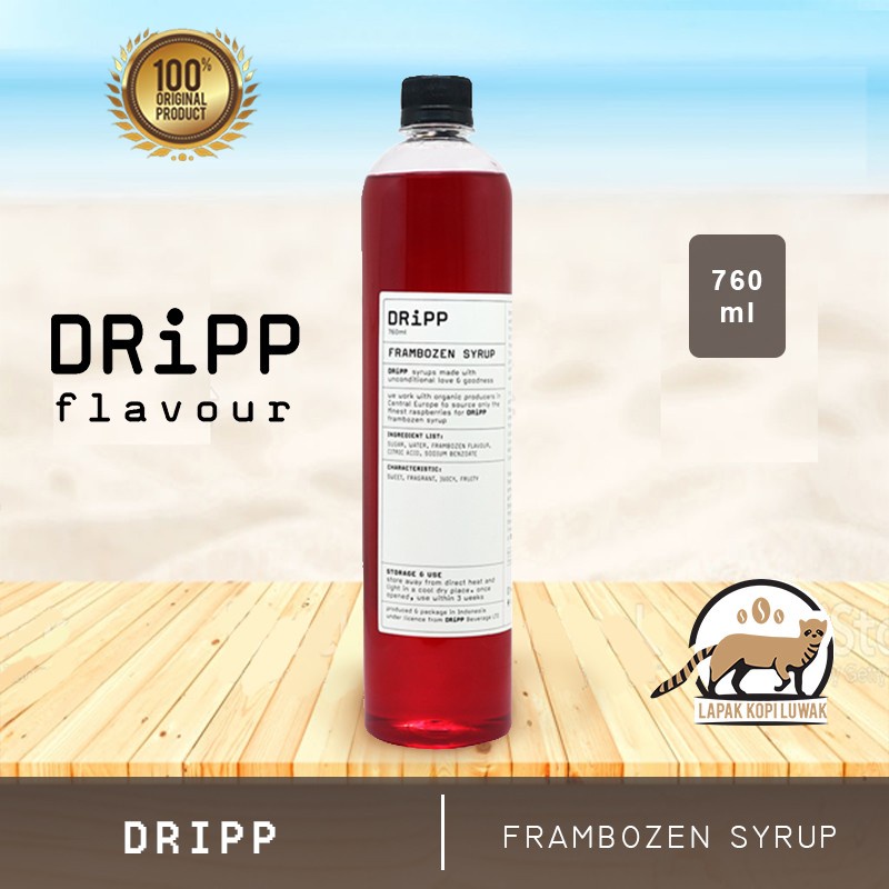 

Dripp Syrup rasa Frambozen