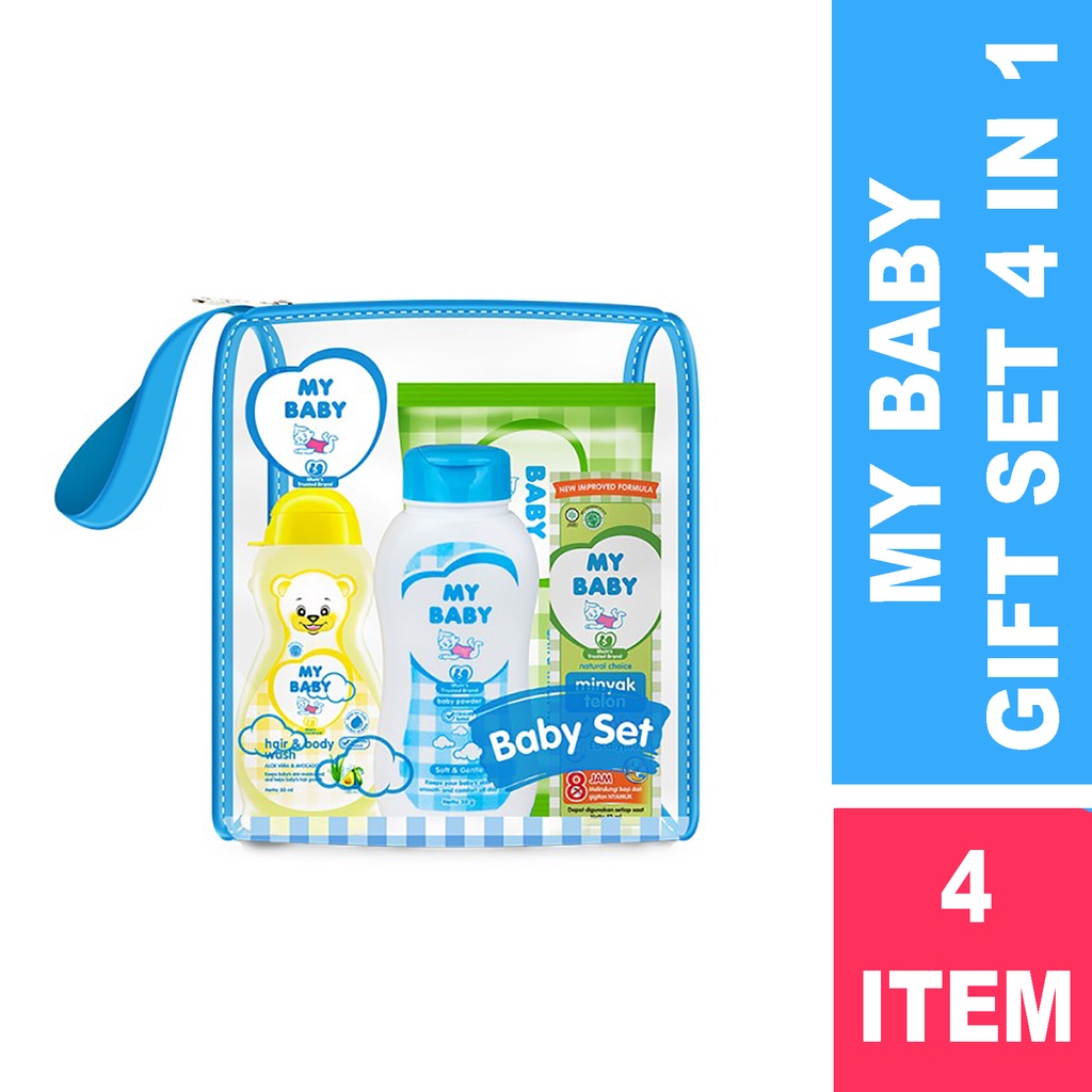 BISA COD My Baby Set Perlengkapan Bayi New Born Soft &amp; Gentle 4 in 1