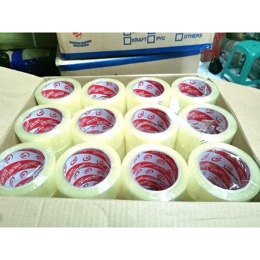 [TULALA SHOP]LAKBAN BENING 2 INCH 45 MM X 150/300 YARD X 45 MICRON KUALITAS LAKBAN DAIMARU/PANJANG CUKUP PUAS/