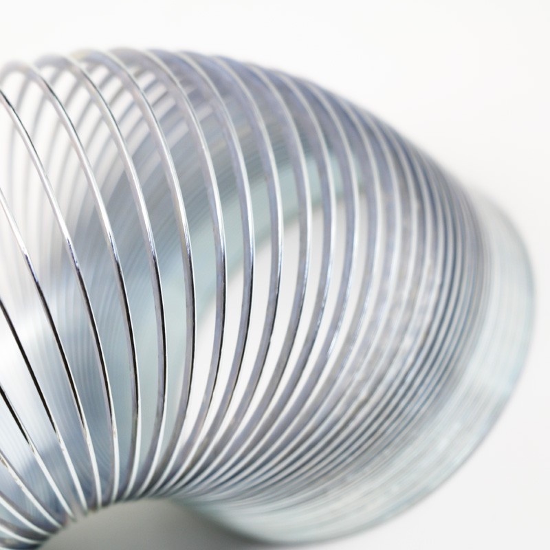 GS8-2 metal slinky spring anti stress - yt201808 - silver Or-i