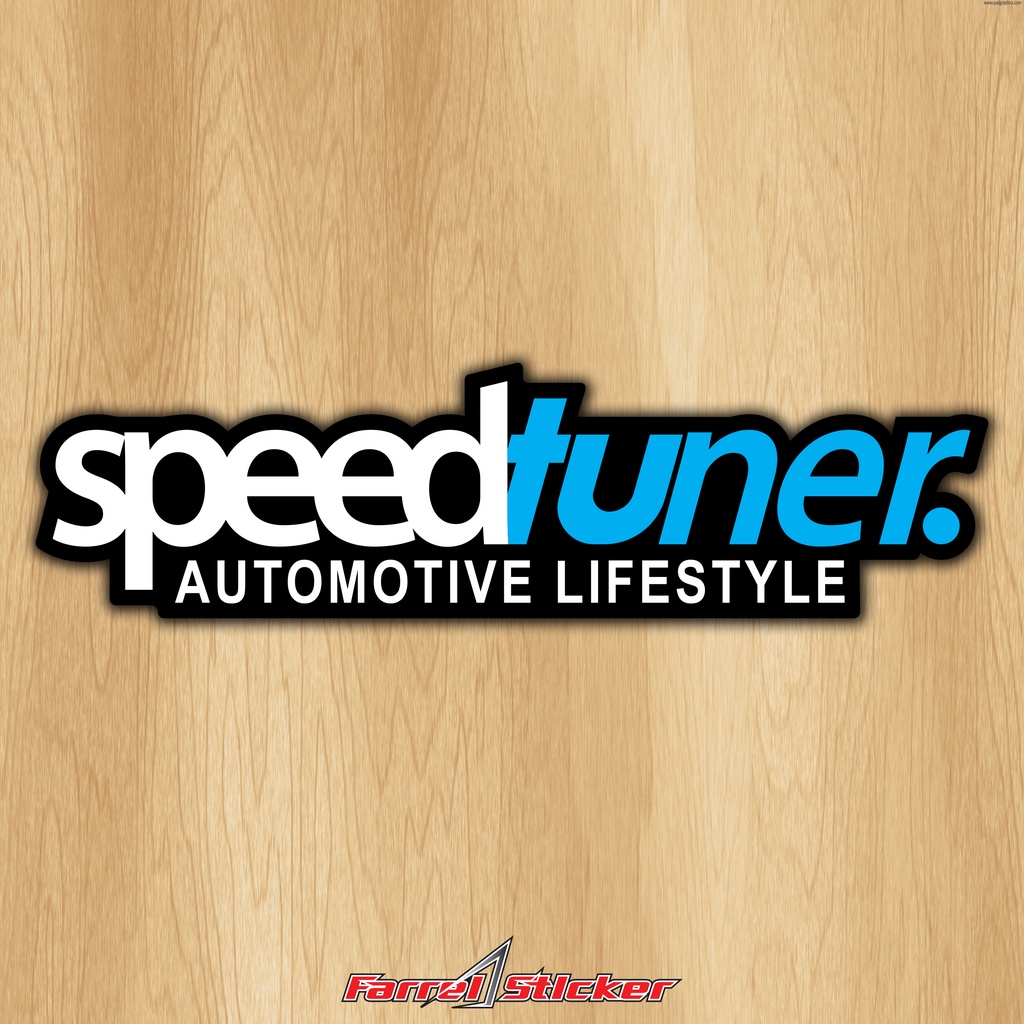 STIKER SPEED TUNER STICKER SPEEDTUNER 12 CM PrintCut