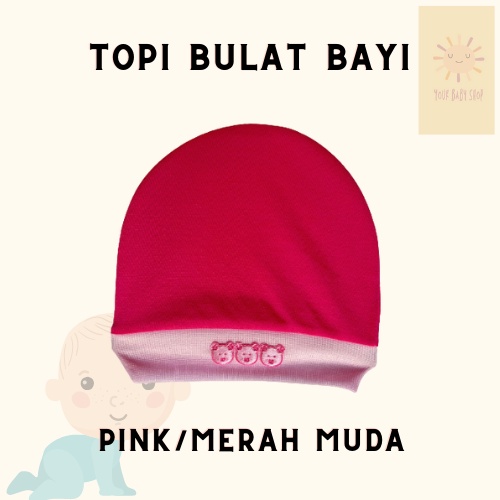 TOPI BULAT/BEANIE/KLUPUK NEWBORN