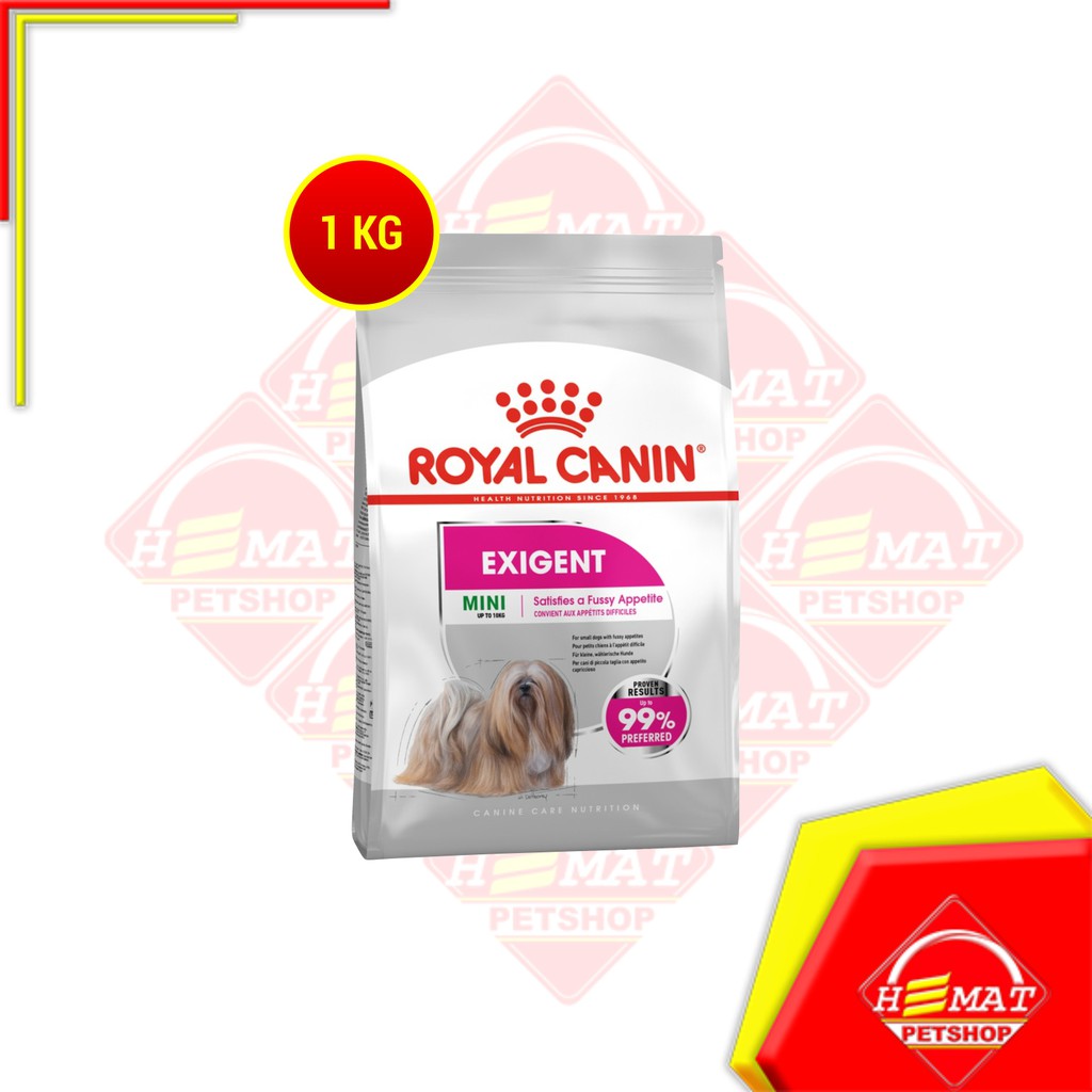 Makanan Anjing Royal Canin Mini Exigent 1kg Dog Food Ras Kecil 1 kg