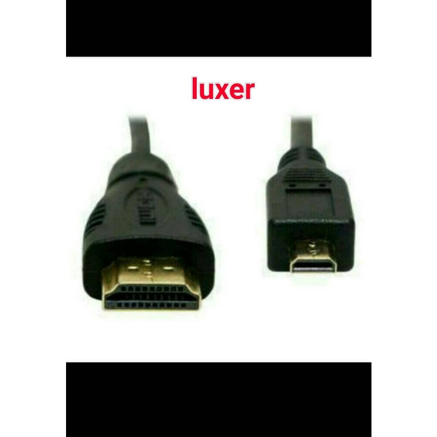 KABEL MICRO HDMI KE LCD TV CABLE TO PROYEKTOR GO PRO TAB