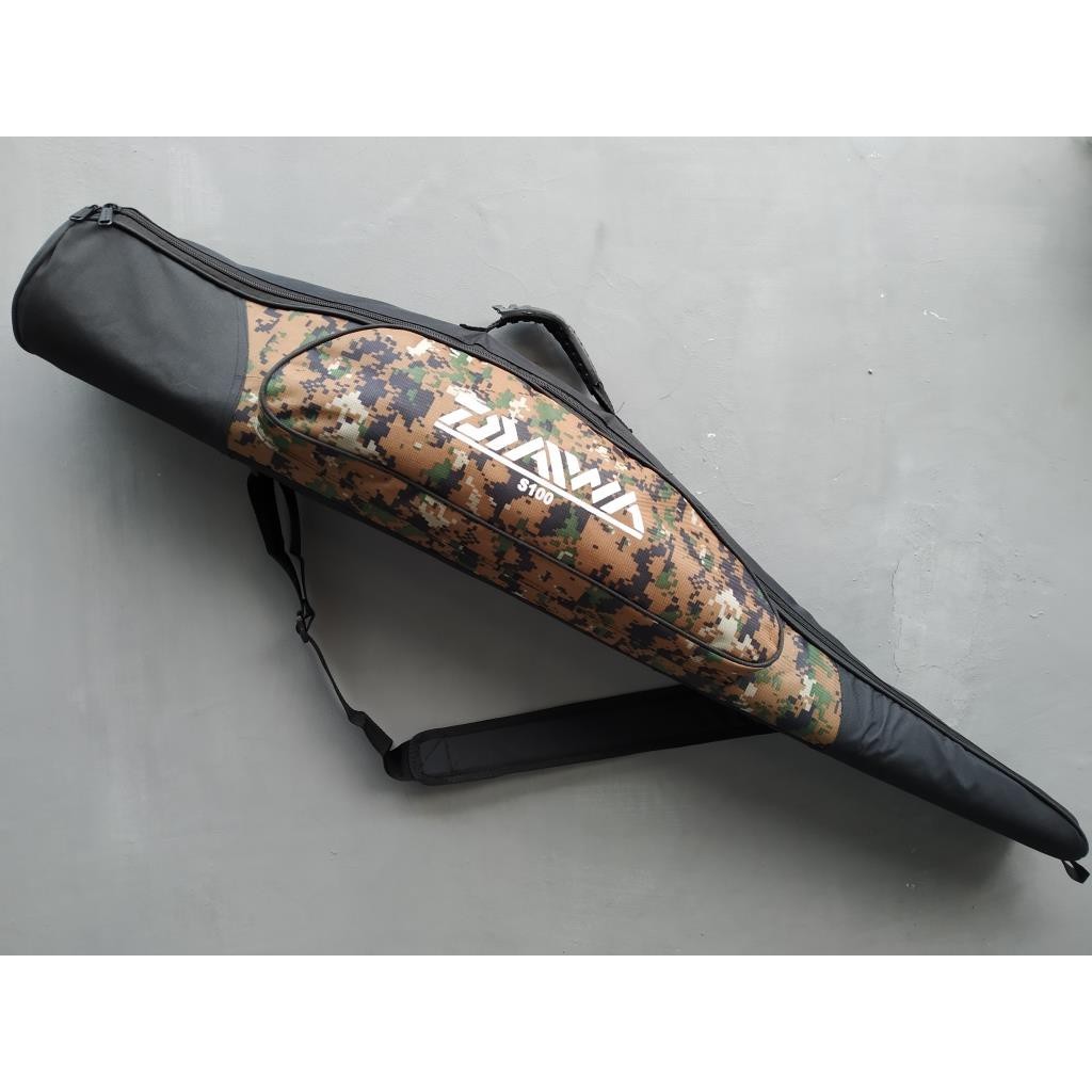 Tas  joran pancing 100cm jumbo 3-4 joran armi merah