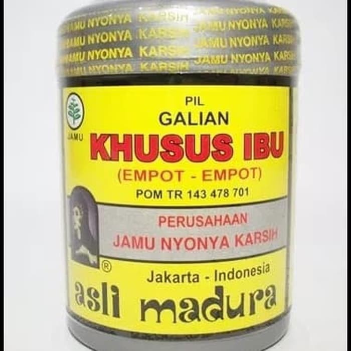 

jamu khusus ibu empotempot nyonya karsih 250pil MMM840