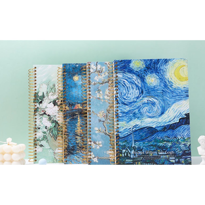 

HJK Buku Tulis B5 Spiral Vangogh Hard Cover Tebal