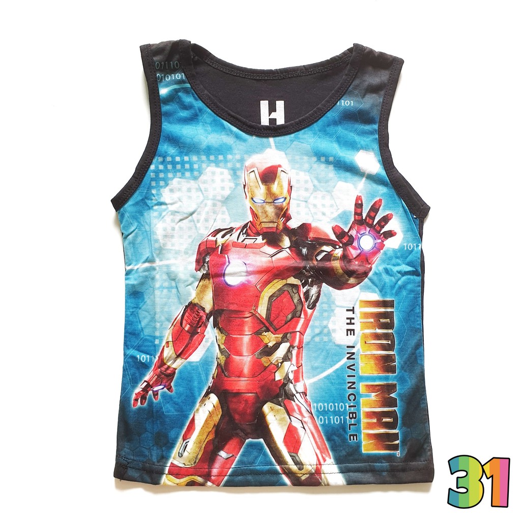 FURO Kaos Kutung Singlet Anak LakiLaki SUPERHEROES