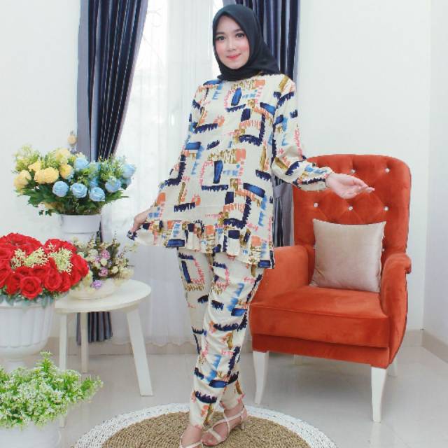 Tunik kulot / tunik / kulot / batik / kulot batik / pekalongan / kulot pekalongan / batik pekalongan