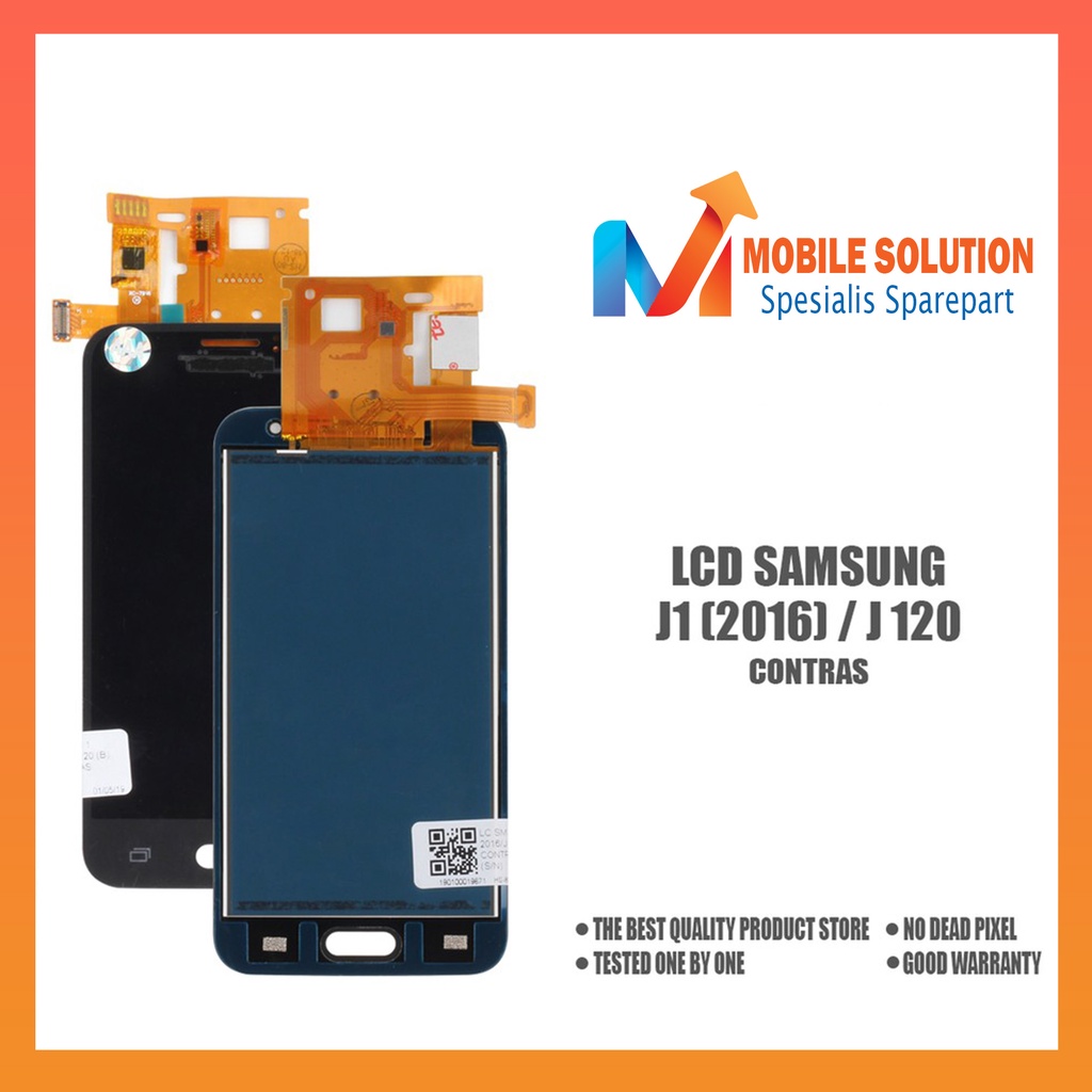 Grosir LCD Samsung J1 2016  J120 100% Fullset Touchscreen - Gransi 1 Bulan Packing Dus + full Buble