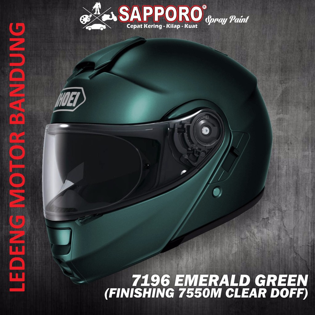 Sapporo 7196 Green Emerald Cat Semprot Saporo Paint Hijau Zamrud