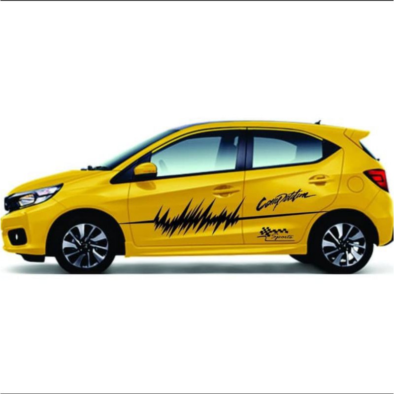 stiker coret sticker mobil honda brio // stiker mobil honda racing / stiker brio racing