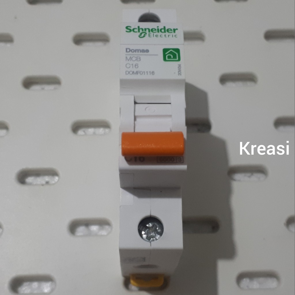 MCB 1 PHASE C16 16 AMPERE DOMAE DOMF01116 SCHNEIDER MERLIN GERIN