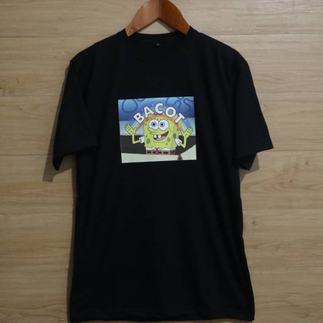 Kaos custom Bacot Spongebob